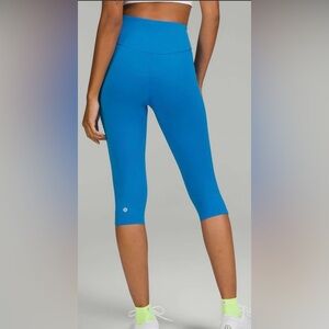 Lululemon Base Pace High-rise Crop size 6 color poolside blue